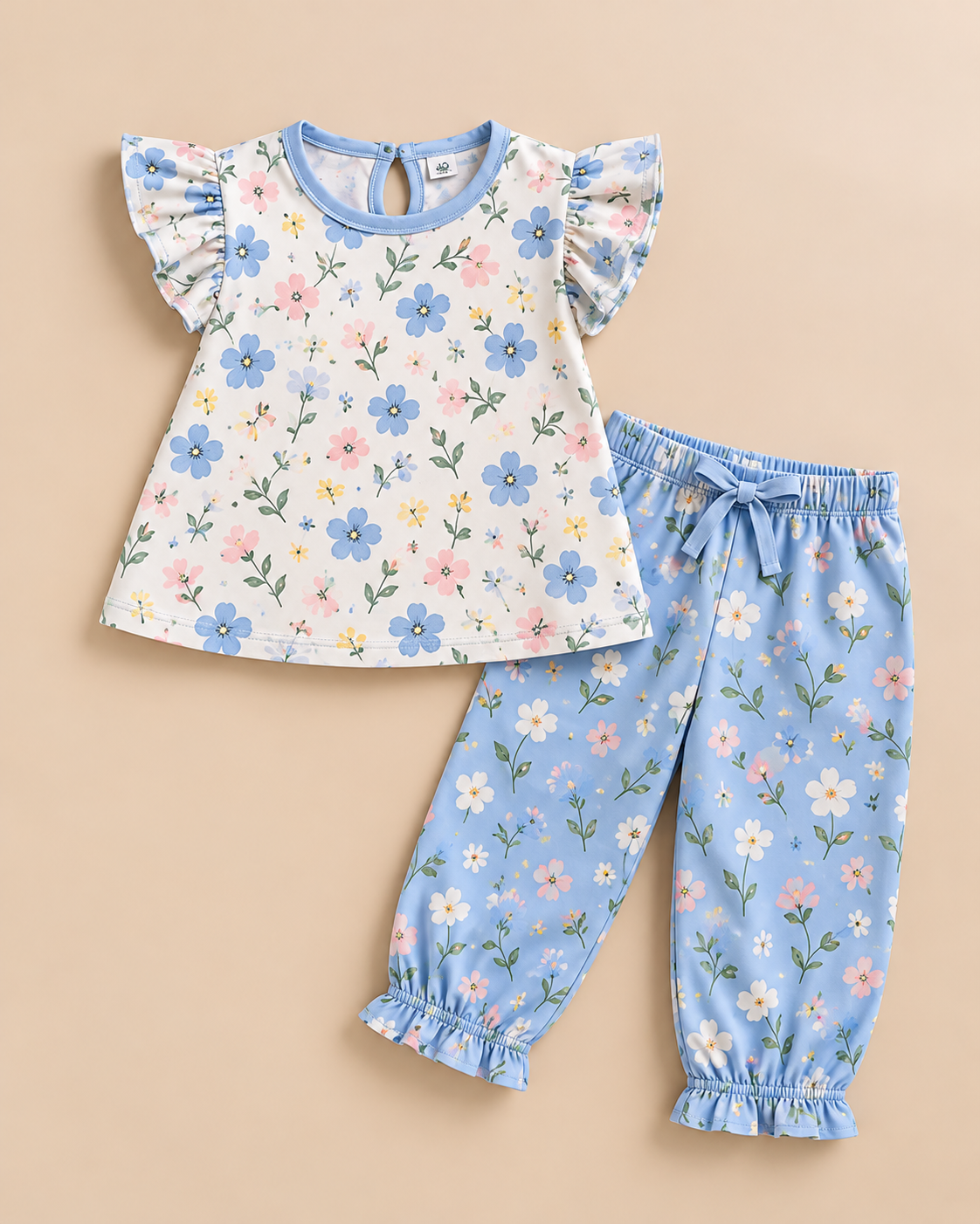 Illustrative girls knitwear collection